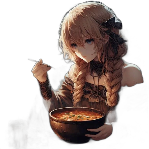 food, staff, weapon, face transparent PNG cut-out