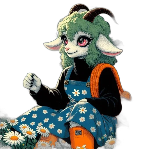 staff, jacket, flower, dress transparent PNG cut-out