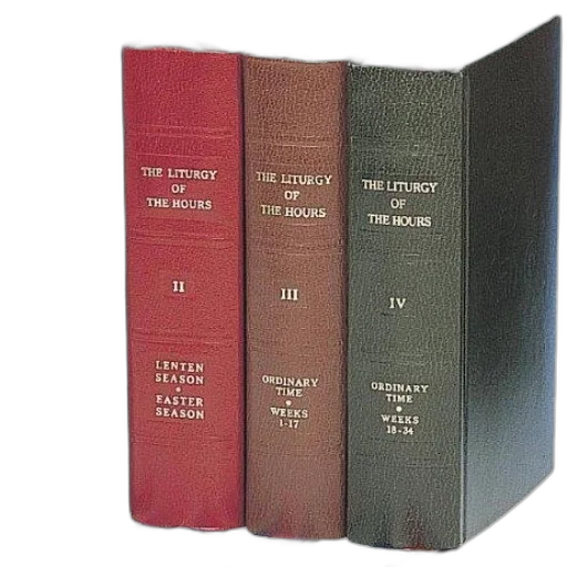 four, volumes, liturgy, hours transparent PNG cut-out
