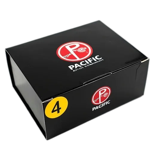 3d render, black, box, red transparent PNG cut-out
