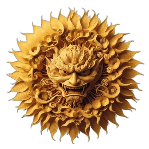 mask, crown, flower, face transparent PNG cut-out
