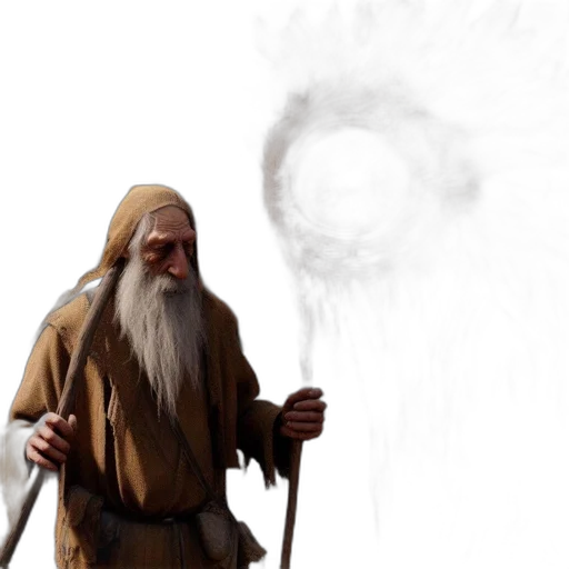 dragon, staff, sword, creature transparent PNG cut-out