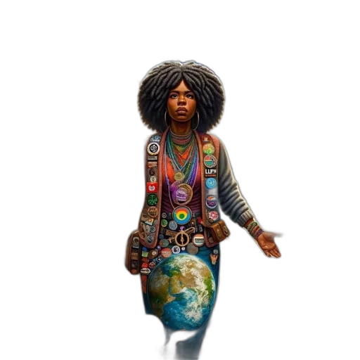 staff, jacket, jewelry, face transparent PNG cut-out