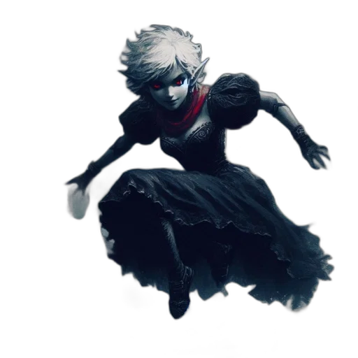 creature, mask, dress, concept art transparent PNG cut-out