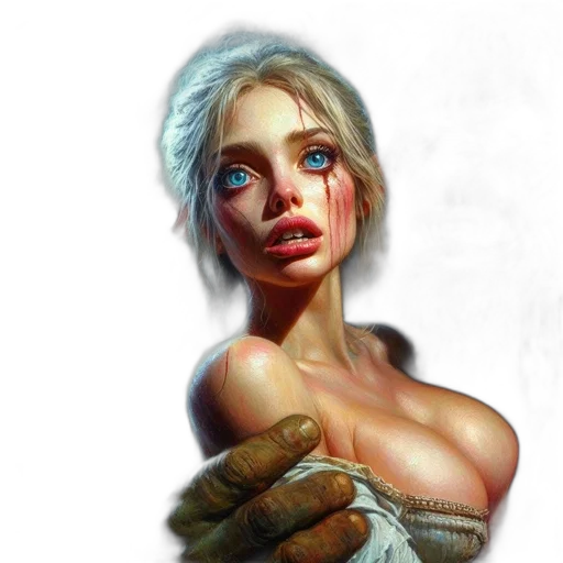 face, staff, fantasy art, concept art transparent PNG cut-out