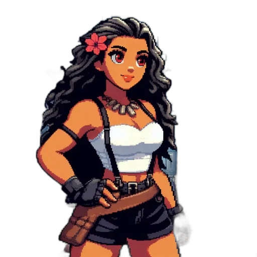 dress, pixel art, concept art, cartoon transparent PNG cut-out