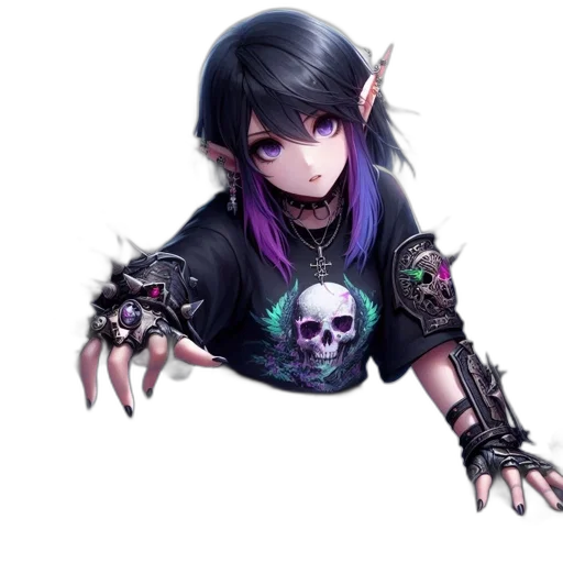 weapon, staff, jewelry, creature transparent PNG cut-out