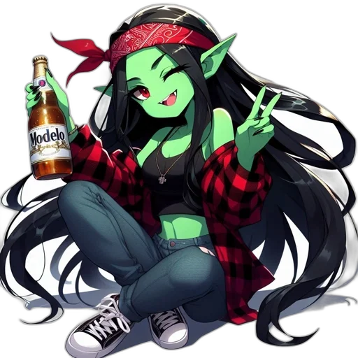 pixel art, fantasy art, concept art, anime transparent PNG cut-out