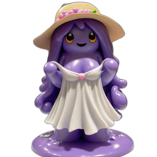creature, hat, 3d render, concept art transparent PNG cut-out