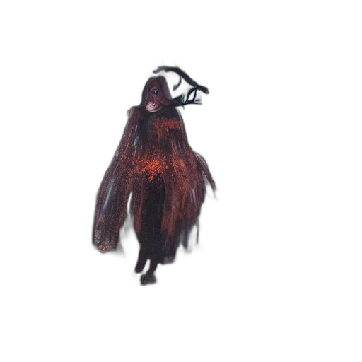 hair, hat, mask, dress transparent PNG cut-out