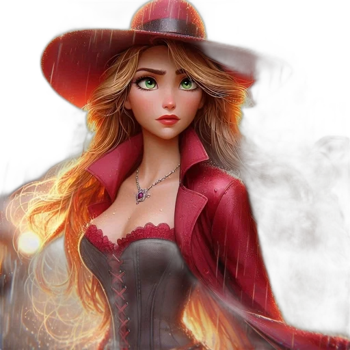 hat, fantasy art, photorealistic, comic book art transparent PNG cut-out