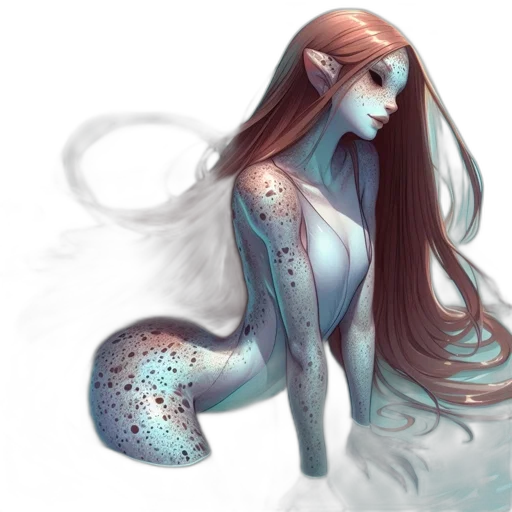 creature, dress, fantasy art, concept art transparent PNG cut-out
