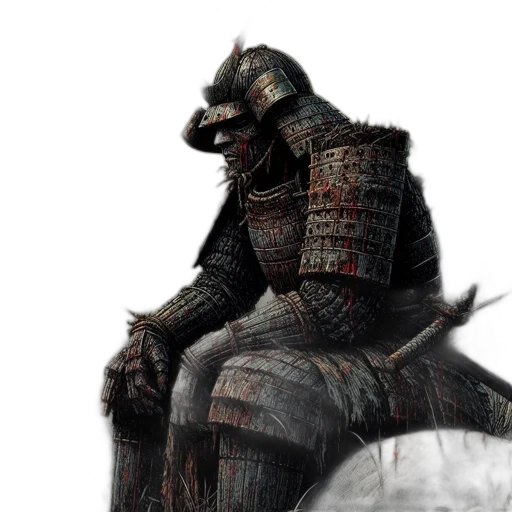 dragon, mask, sword, creature transparent PNG cut-out