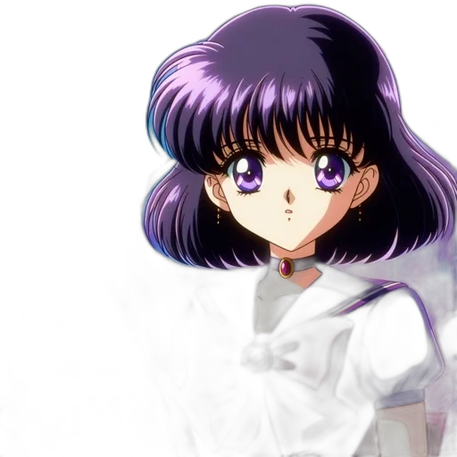 hair, face, flower, anime transparent PNG cut-out