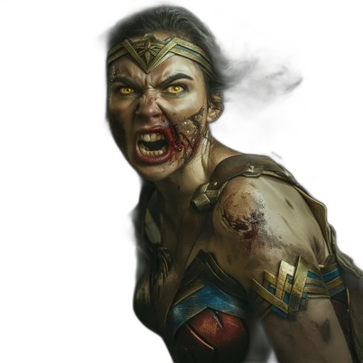 face, concept art, fantasy art, comic book art transparent PNG cut-out