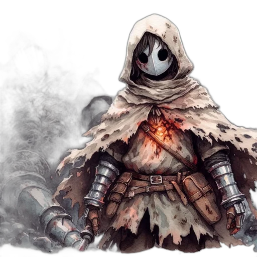 mask, jacket, weapon, concept art transparent PNG cut-out