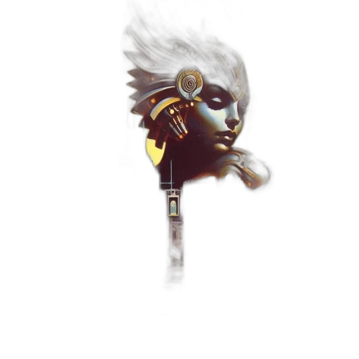 staff, mask, weapon, jewelry transparent PNG cut-out