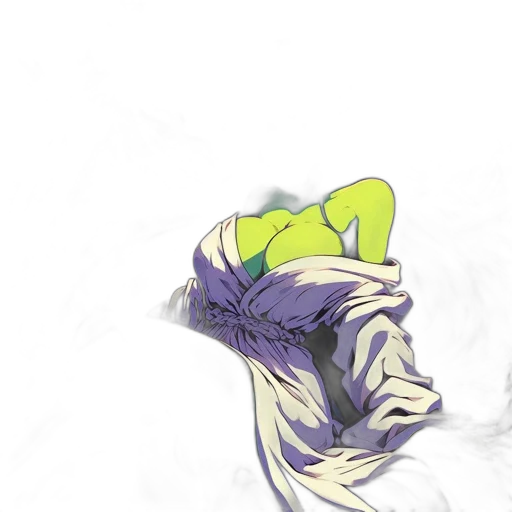 mask, flower, creature, jacket transparent PNG cut-out