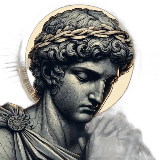 jewelry, face, photorealistic, vaporwave transparent PNG cut-out
