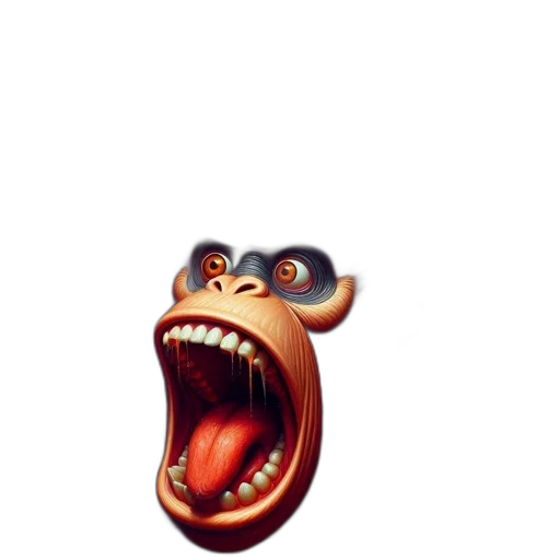 creature, face, animal, dragon transparent PNG cut-out