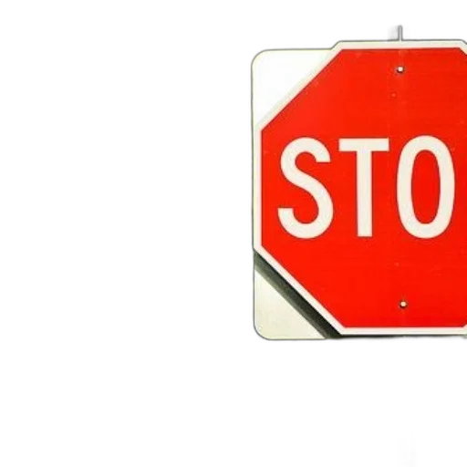 red, stop, sign, word transparent PNG cut-out