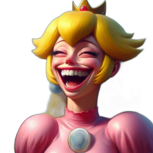crown, dress, face, staff transparent PNG cut-out