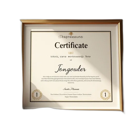certificate, education transparent PNG cut-out