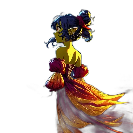 dress, mask, concept art, fantasy art transparent PNG cut-out
