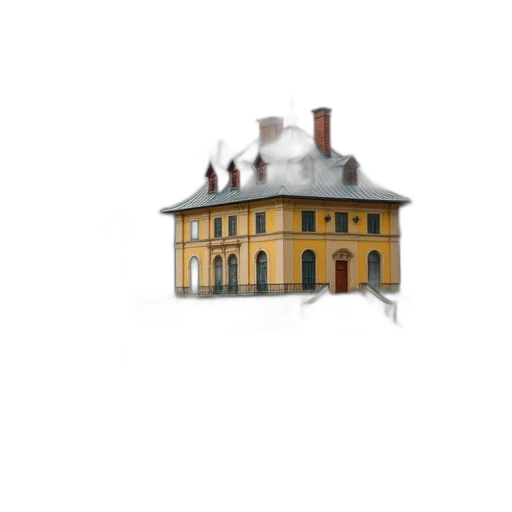 building, furniture, hat, staff transparent PNG cut-out