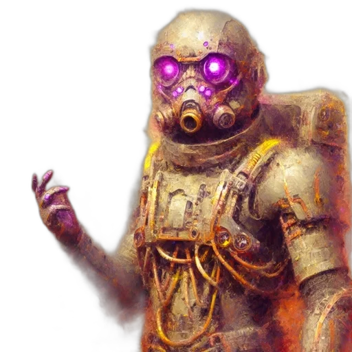 robot, mask, creature, face transparent PNG cut-out