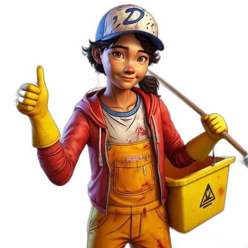 staff, face, concept art, 3d render transparent PNG cut-out