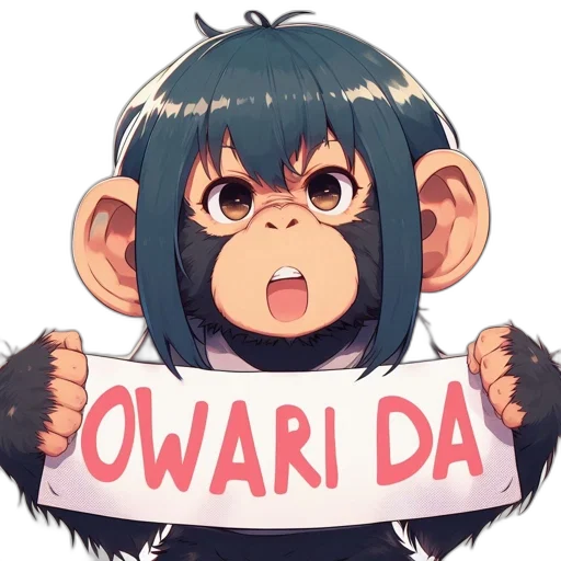 animal, face, anime, cartoon transparent PNG cut-out