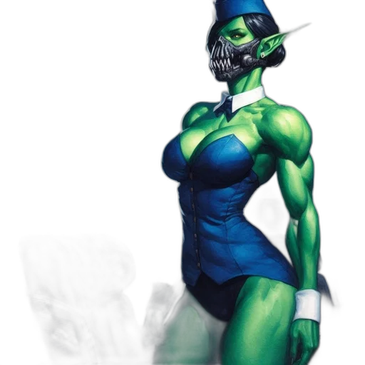 mask, robot, dress, concept art transparent PNG cut-out