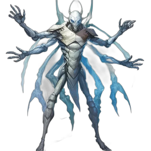 creature, robot, concept art, fantasy art transparent PNG cut-out