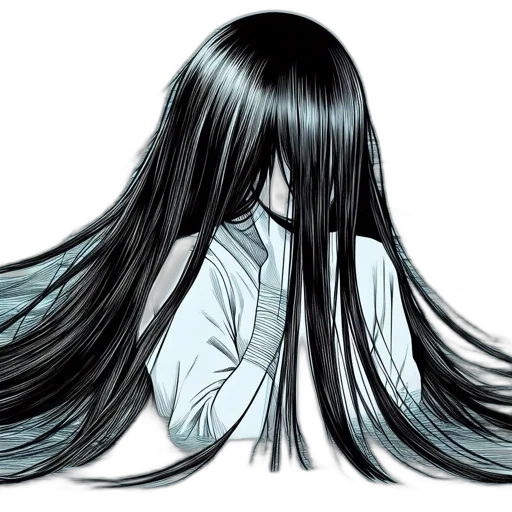 hair, mask, creature, face transparent PNG cut-out