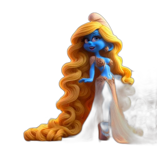 hair, dress, concept art, fantasy art transparent PNG cut-out