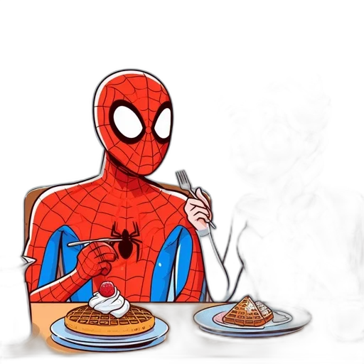food, concept art, comic book art, pixel art transparent PNG cut-out