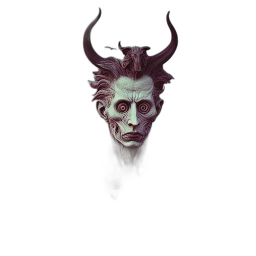 mask, face, creature, dragon transparent PNG cut-out