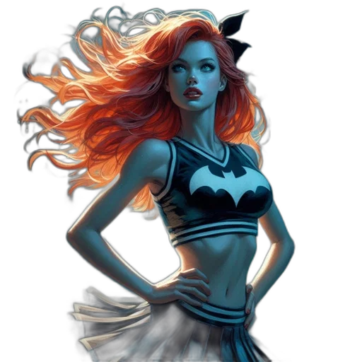 comic book art, concept art, fantasy art, cartoon transparent PNG cut-out