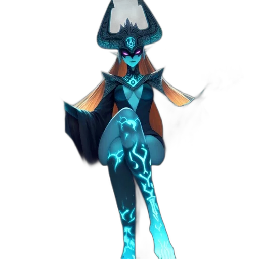 staff, mask, crown, creature transparent PNG cut-out