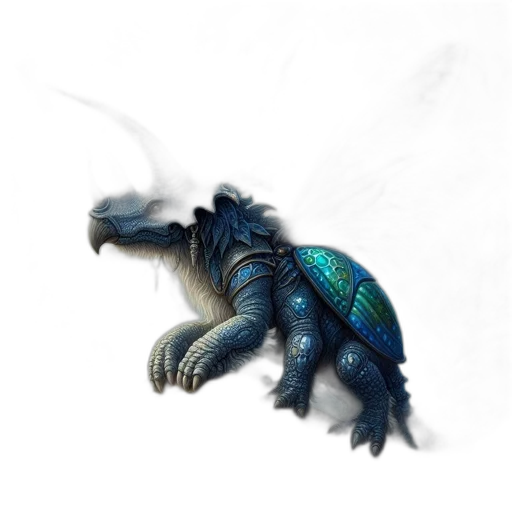 dragon, creature, animal, staff transparent PNG cut-out