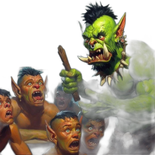 creature, concept art, fantasy art, comic book art transparent PNG cut-out