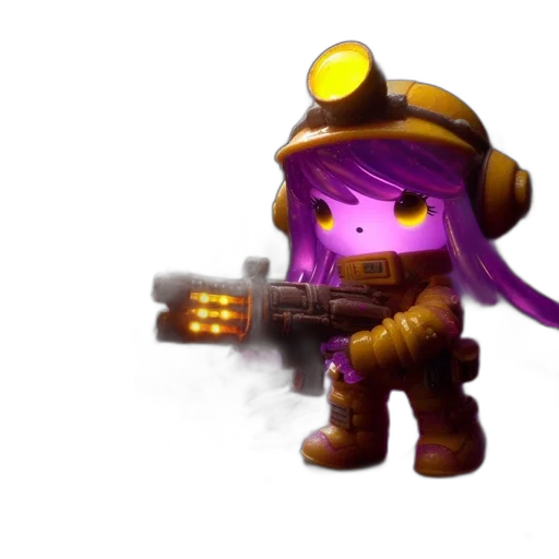 weapon, staff, robot, concept art transparent PNG cut-out