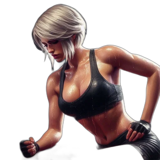 comic book art, concept art, photorealistic, cyberpunk transparent PNG cut-out