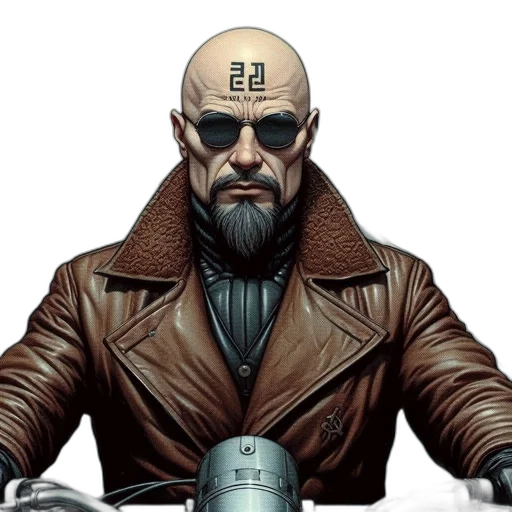 jacket, cyberpunk, concept art, comic book art transparent PNG cut-out