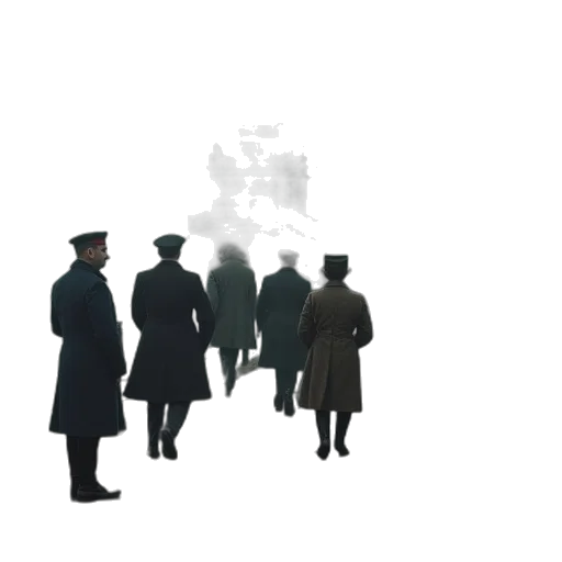staff, hat, jacket, concept art transparent PNG cut-out