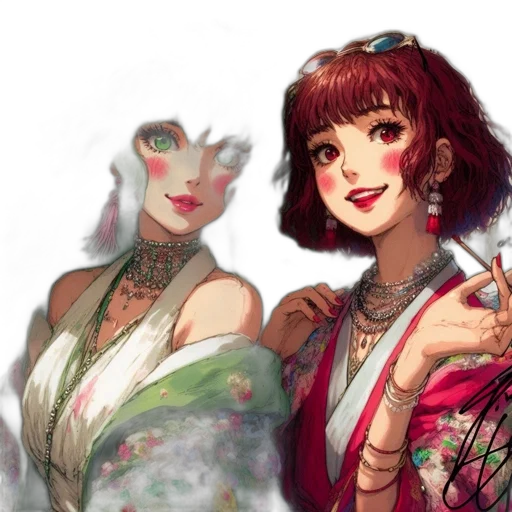 jewelry, fantasy art, concept art, anime transparent PNG cut-out