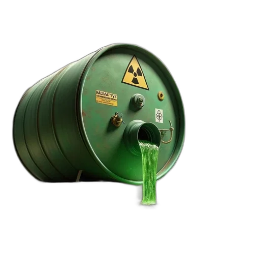 industrial, setting, radioactive, barrel transparent PNG cut-out
