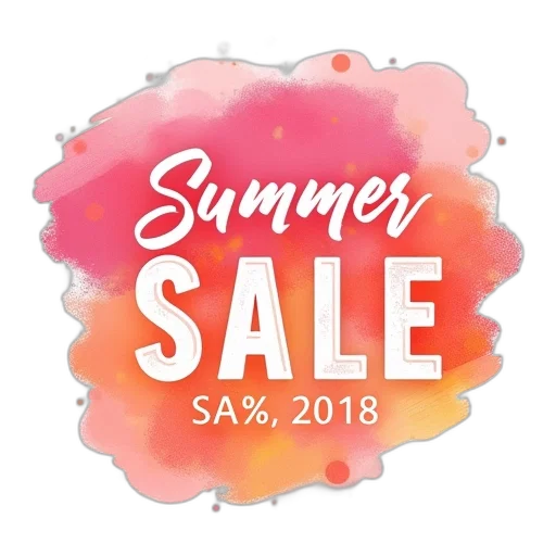 summer, sale, off, sign transparent PNG cut-out