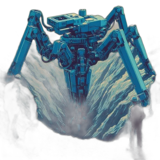 robot, weapon, creature, dragon transparent PNG cut-out